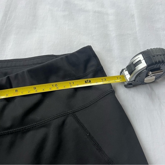 Athleta laser mesh sonar capri High Rise black leggings 9904 - Picture 10 of 14